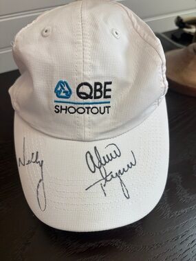 Nelly Korda Autographed QBE Shootout White Cap
